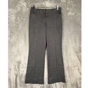 EXPRESS EDITOR Pants Women's Size 0 Grey Plaid‎ Bootcut Dress Career